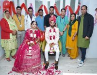 Hospital organises wedding ceremony